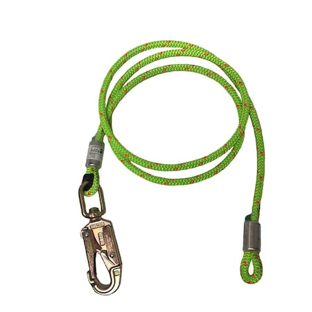 Rope Logic Wire Core Swivel Snap Green Flipline 1/2 in. x 12 ft. 21487